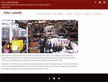 Tablet Screenshot of chililiquor.com